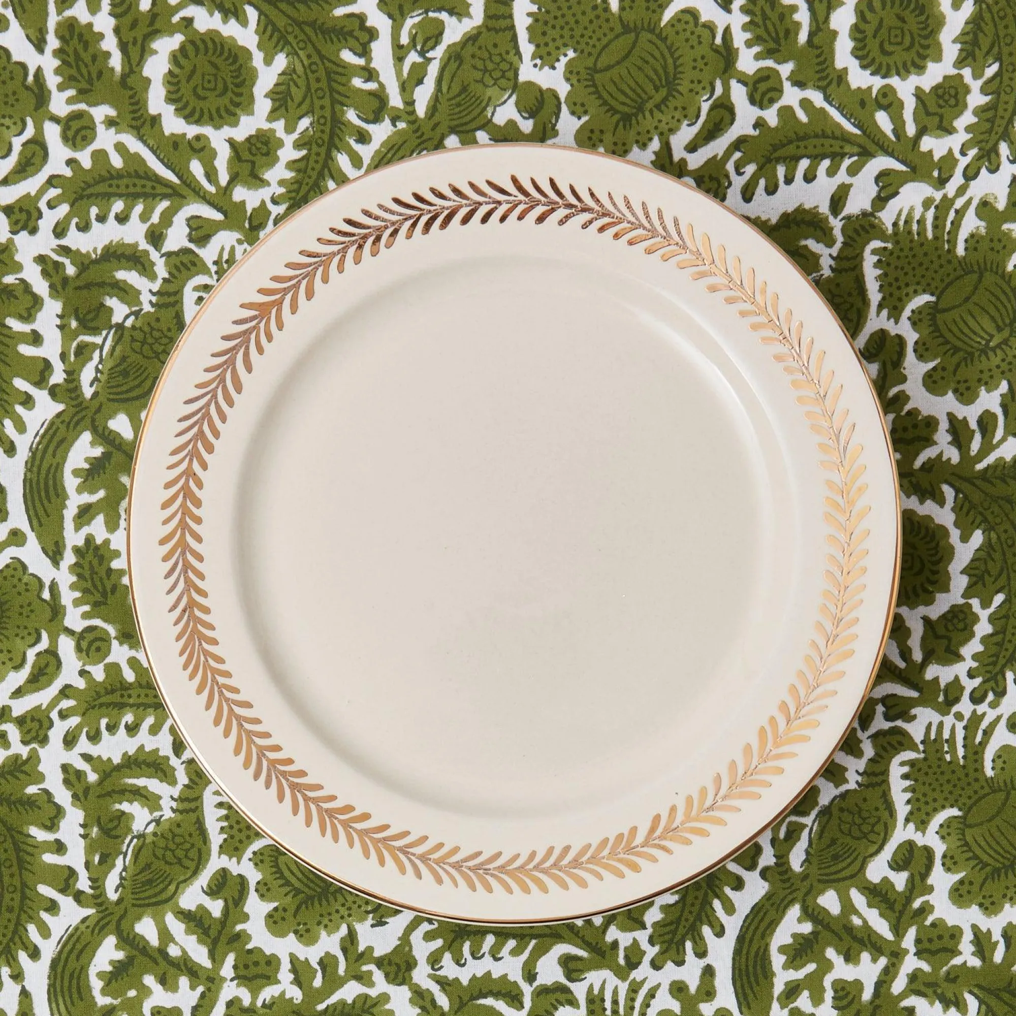 Gold Garland Dinner Plates (Set Of 4)|Mrs. Alice Clearance
