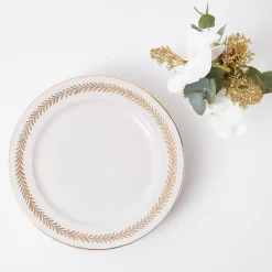 Gold Garland Dinner Plate|Mrs. Alice Outlet
