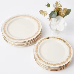 Gold Garland Dinner Plate|Mrs. Alice Outlet