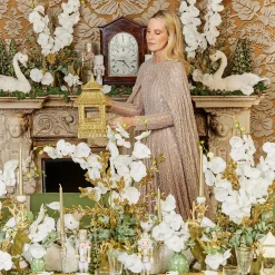 Gold Rattan Pagoda Lantern|Mrs. Alice