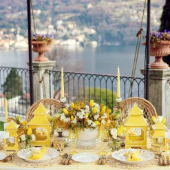 Green & Yellow Parrot Candlescape|Mrs. Alice Clearance