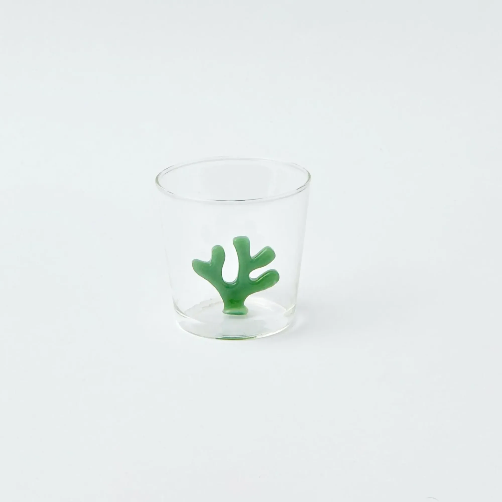 Green Coral Glasses (Set Of 4)|Mrs. Alice Best