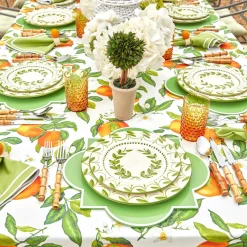 Green Garland Dinner Plates (Set Of 4)|Mrs. Alice Sale