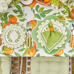 Green Garland Starter Plates (Set Of 4)|Mrs. Alice Clearance