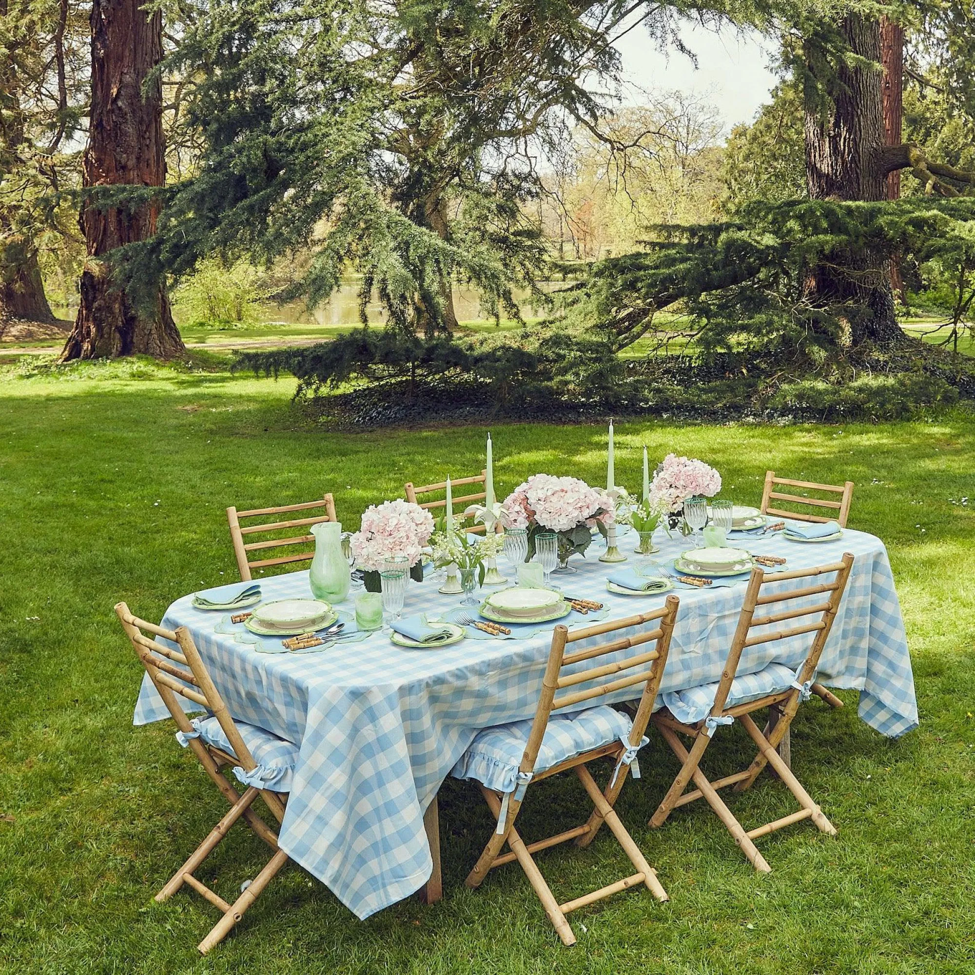 Green Geometric Bamboo Starter Plate|Mrs. Alice Best