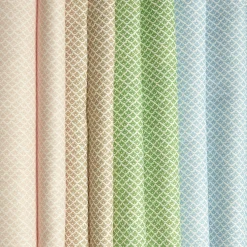 Green Lotus Flower Fabric|Mrs. Alice Clearance