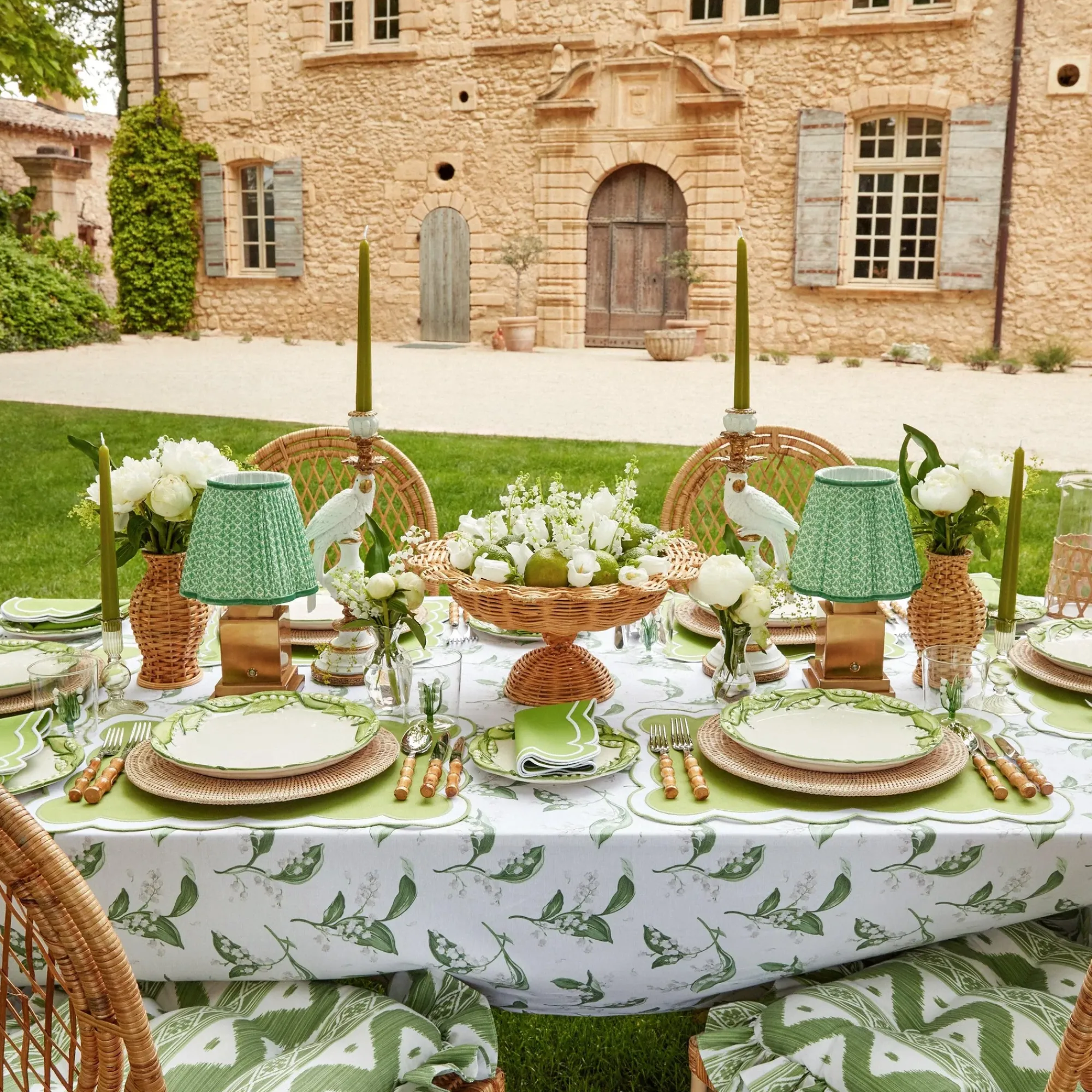 Green Lotus Lampshade|Mrs. Alice Discount