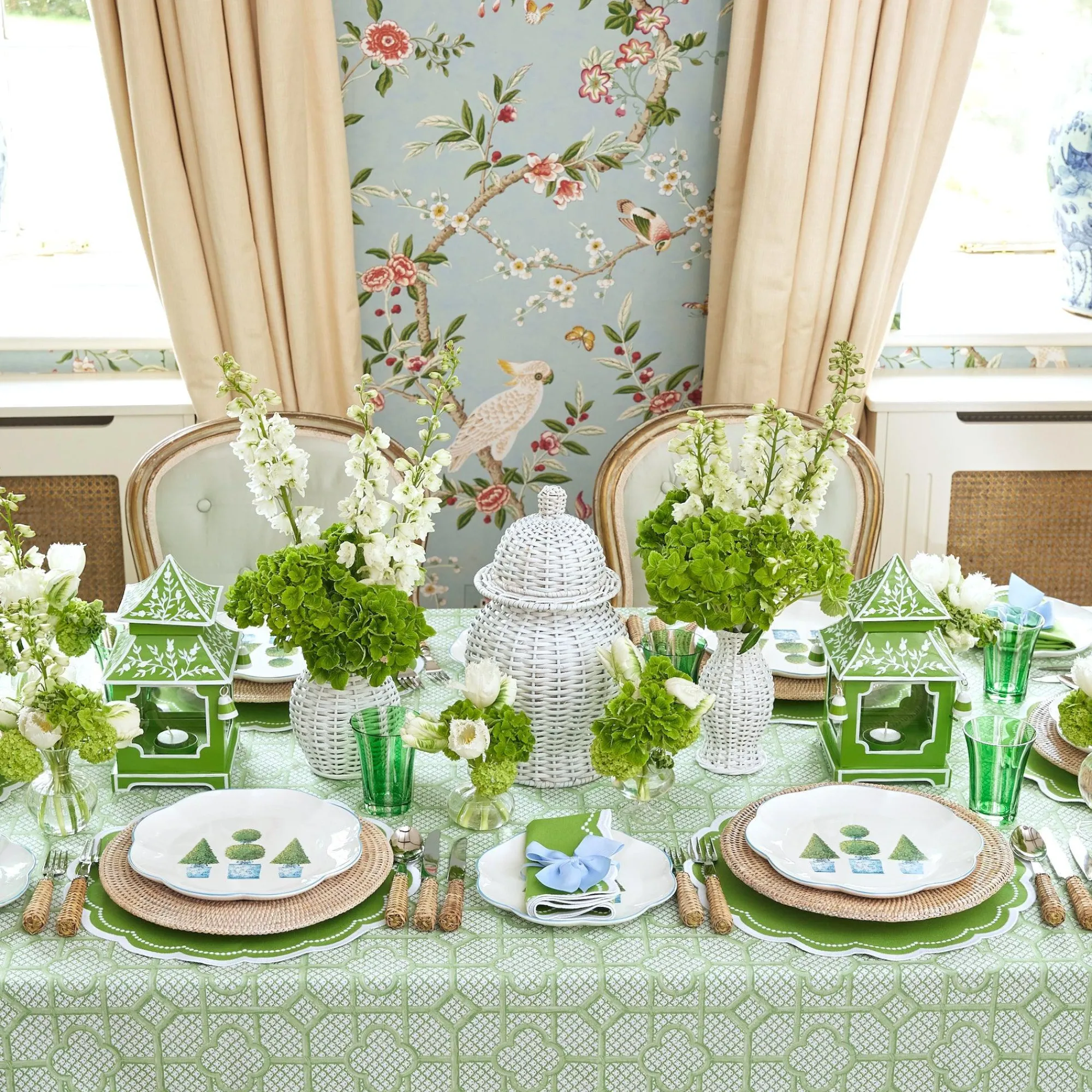 Green Positano Glasses (Set Of 4)|Mrs. Alice