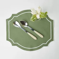 Grey Horn Salad Servers|Mrs. Alice Online