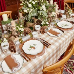 Heidi & Hans Skier Dinner Plate (Set Of 4)|Mrs. Alice