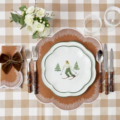 Heidi & Hans Skier Starter Plates (Set Of 4)|Mrs. Alice Sale