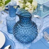 Hobnail Navy Jug|Mrs. Alice Hot