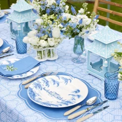 Hobnail Navy Jug|Mrs. Alice Hot