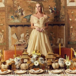 Honey Rattan Pagoda Lantern|Mrs. Alice New