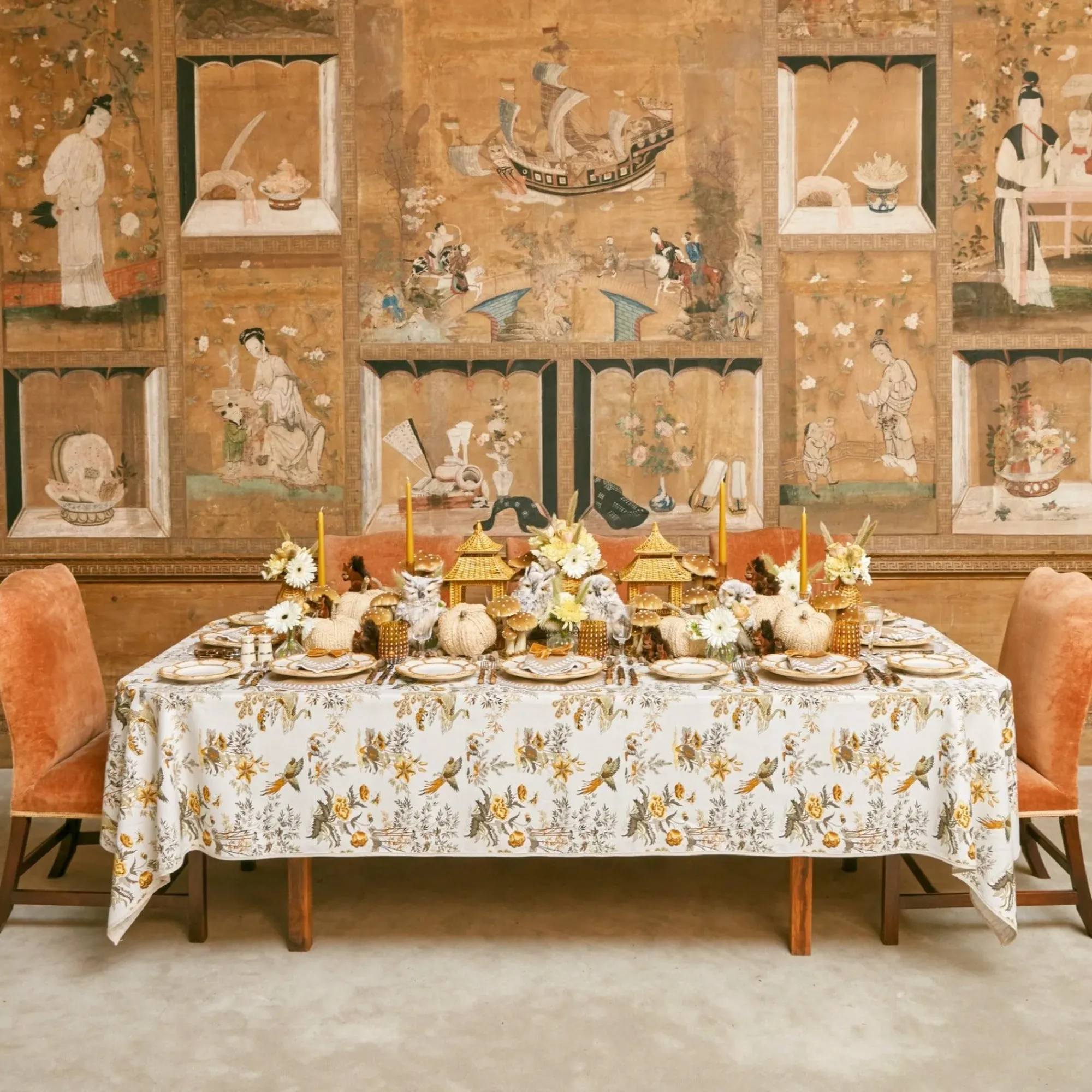 Honey Rattan Pagoda Lantern|Mrs. Alice Discount