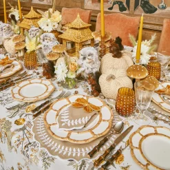 Honey Rattan Pagoda Lantern|Mrs. Alice Clearance