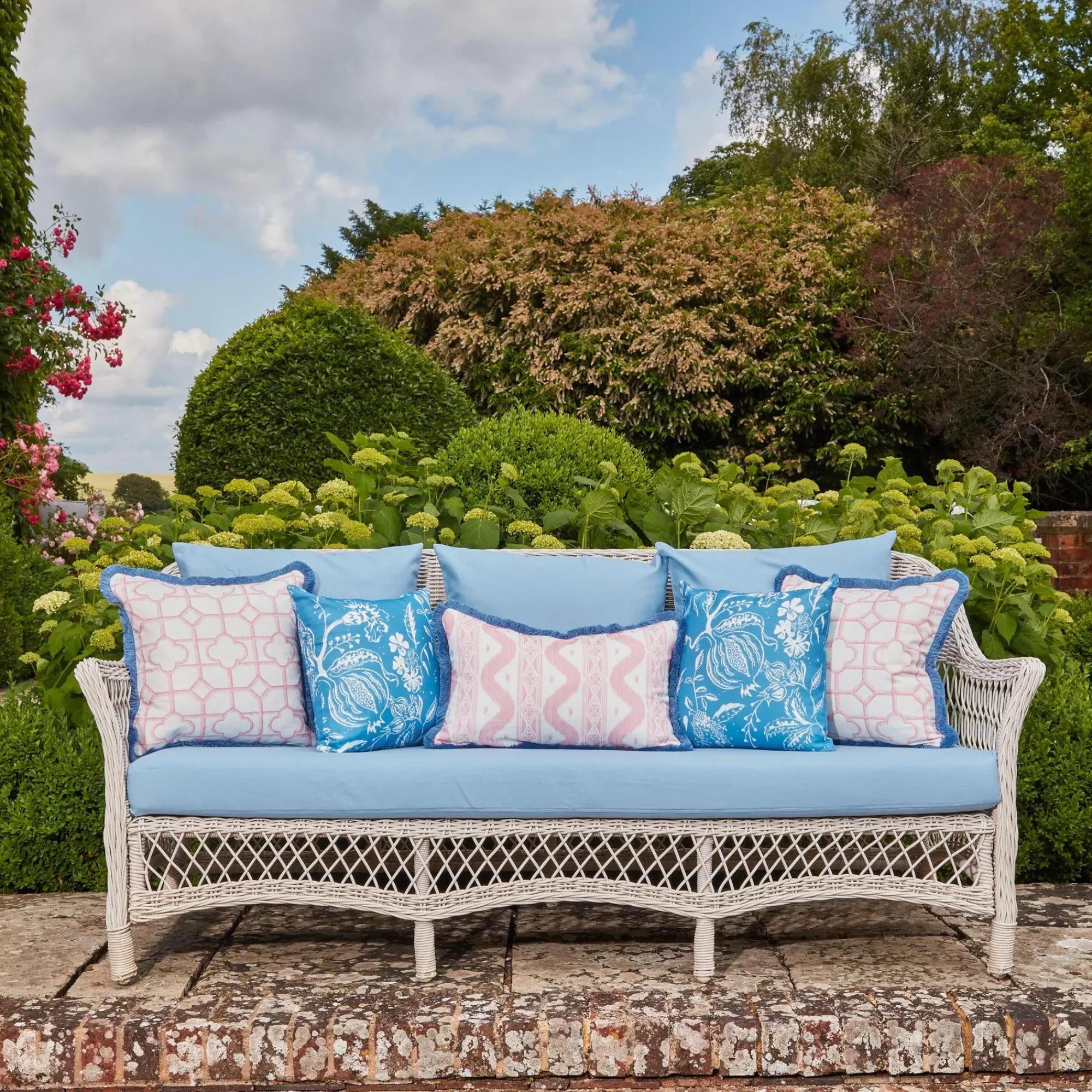 Ikat Stripe Fabric|Mrs. Alice Online