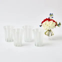 Jubilee Edition Striped Glasses (Set Of 4)|Mrs. Alice Discount