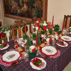 Katherine Berry Red Placemats (Set Of 4)|Mrs. Alice Outlet