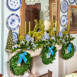 Large Blue Velvet Bow|Mrs. Alice Online