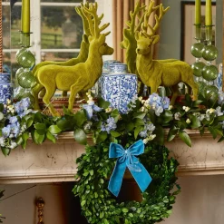 Large Blue Velvet Bow|Mrs. Alice Online