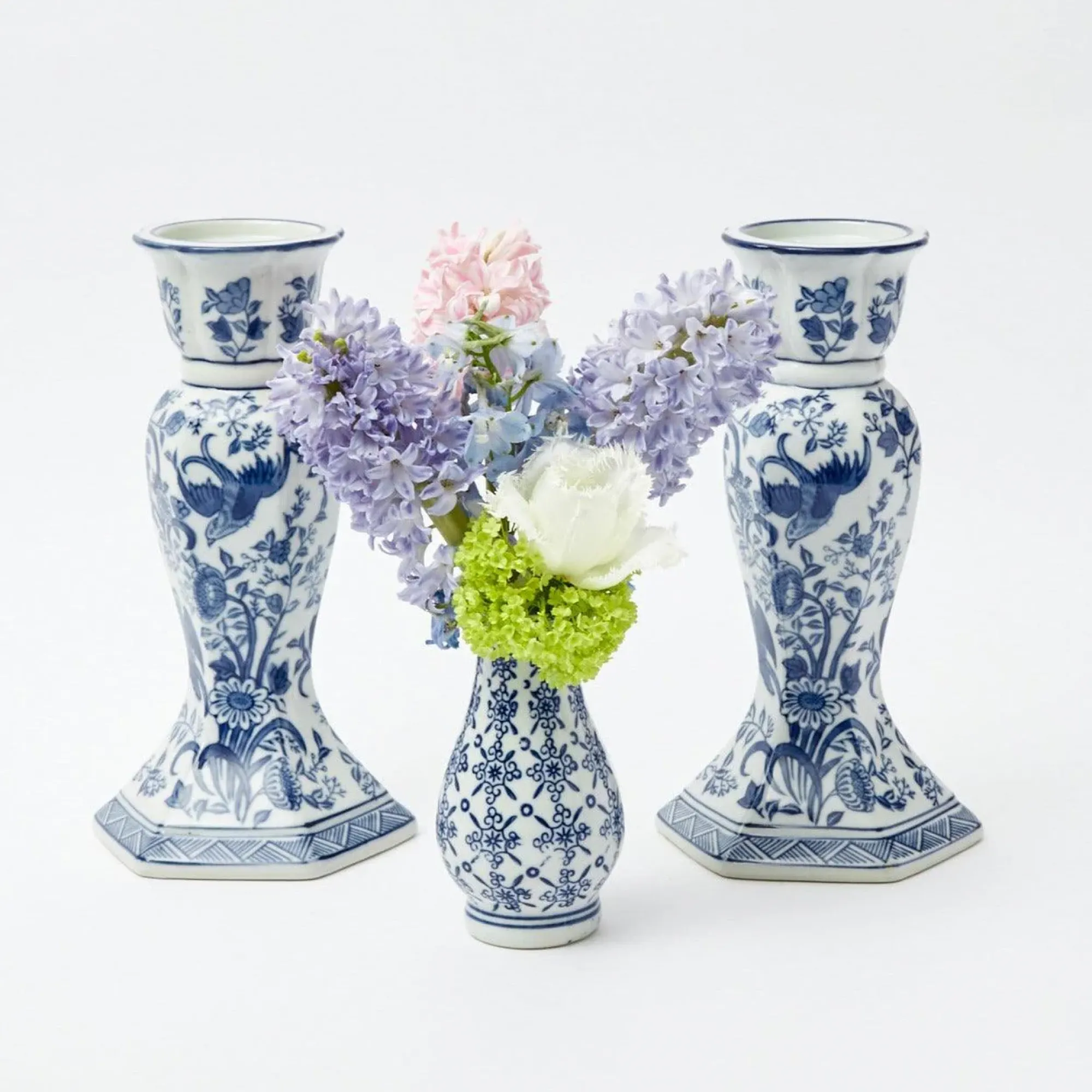 Large Chinoiserie Candle Holder|Mrs. Alice Clearance