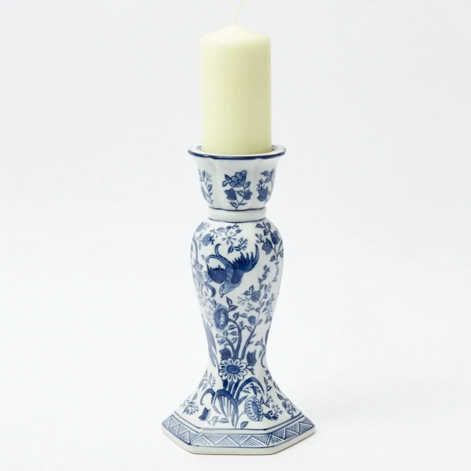 Large Chinoiserie Candle Holder|Mrs. Alice Clearance