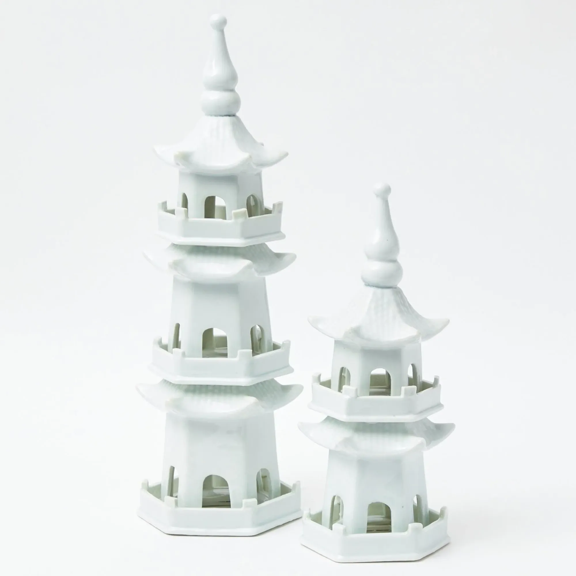 Large White Porcelain Pagoda|Mrs. Alice Sale