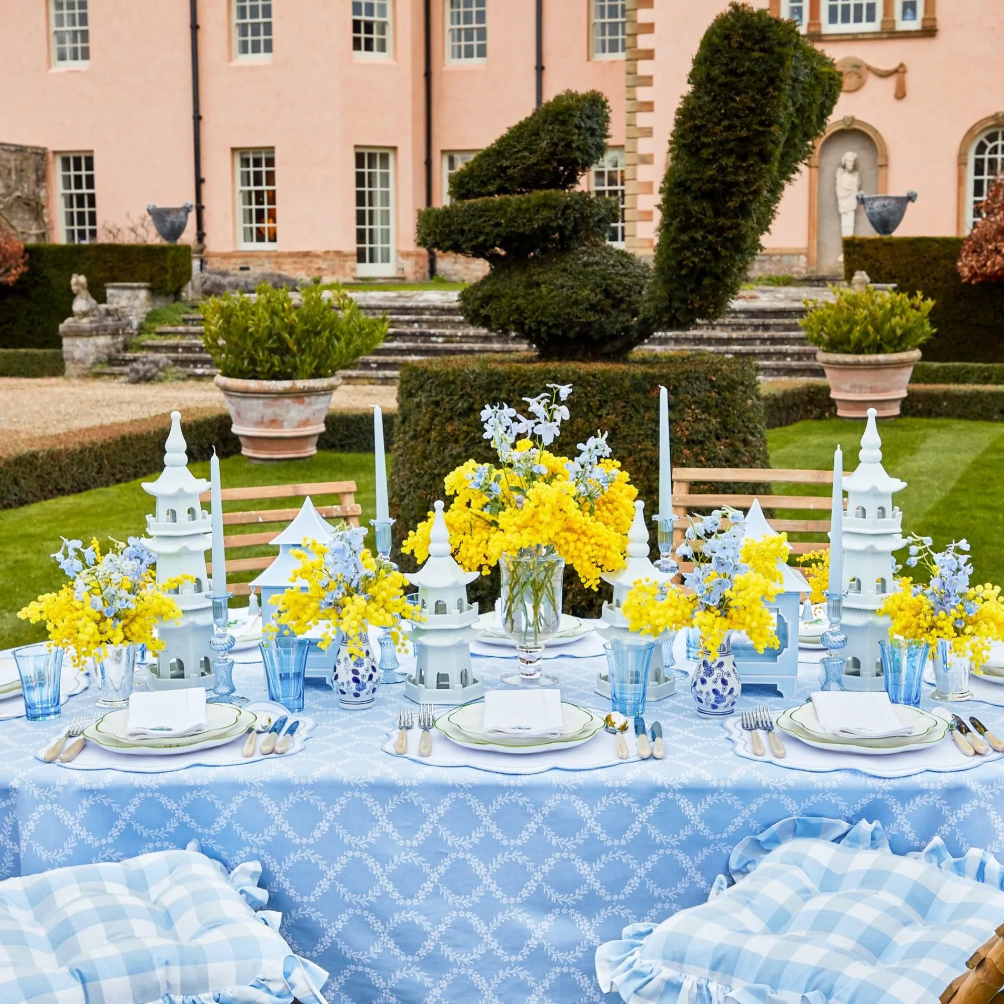 Large White Porcelain Pagoda|Mrs. Alice Sale