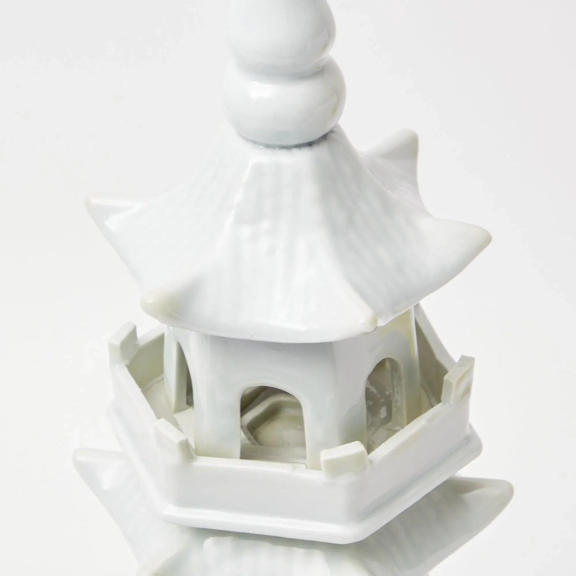 Large White Porcelain Pagoda|Mrs. Alice Sale