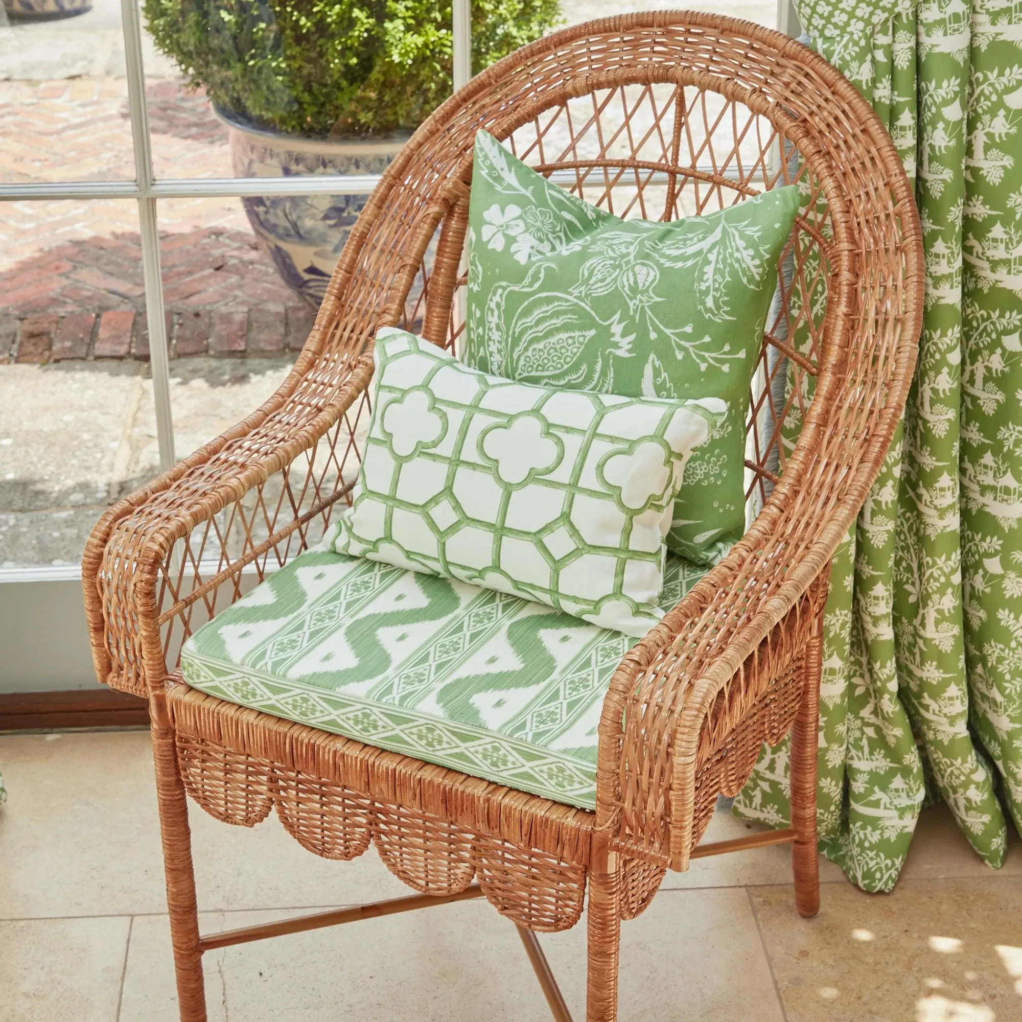 Lavinia Rattan Chair|Mrs. Alice New