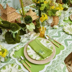 Light Brown Rattan Effect Cutlery (4Pcs)|Mrs. Alice Outlet