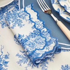 Lilibet Toile Napkins (Set Of 4)|Mrs. Alice Best