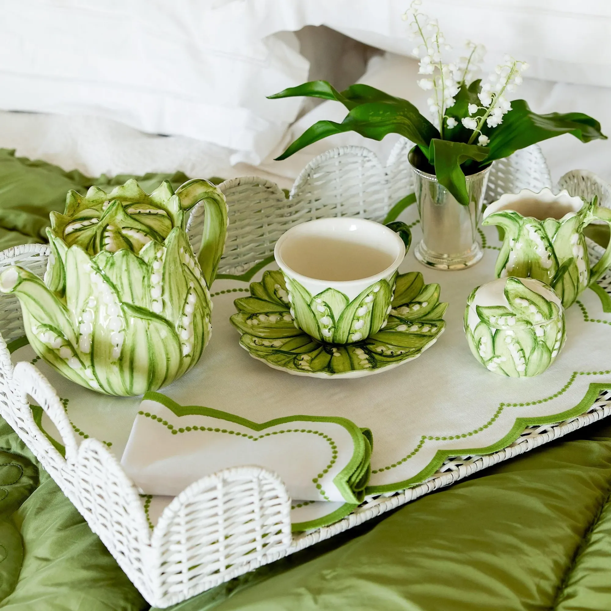 Lily Of The Valley Breakfast Cup|Mrs. Alice Hot