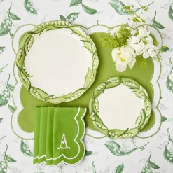 Lily Of The Valley Dinner & Starter Plates (Set Of 4)|Mrs. Alice Discount