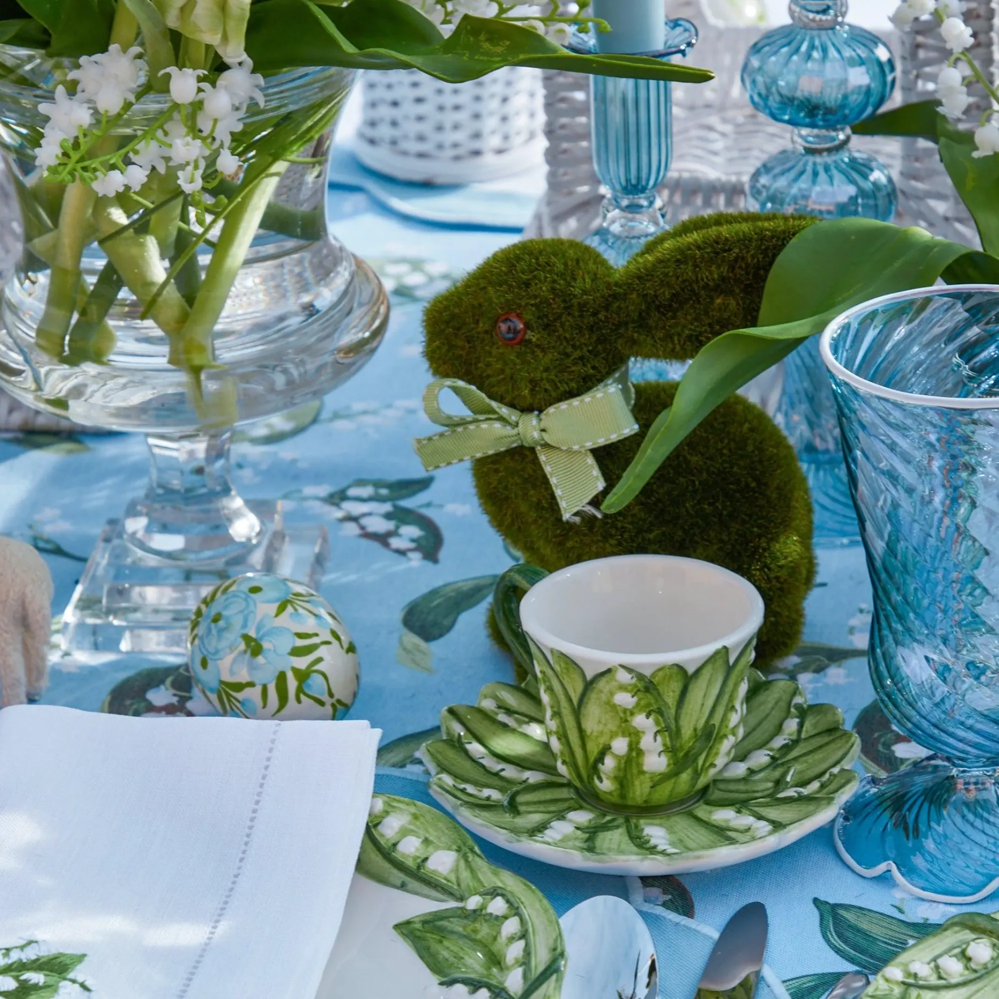 Lily Of The Valley Espresso Cup & Saucer|Mrs. Alice Outlet