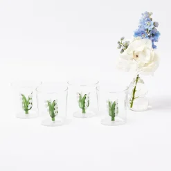 Lily Of The Valley Glasses (Set Of 4)|Mrs. Alice Hot