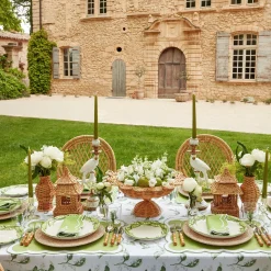 Luciana Rattan Scalloped Bowl|Mrs. Alice Discount