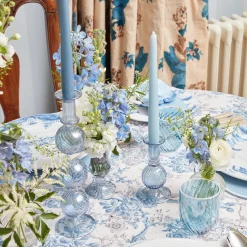 Madeline Azure Candle Holders (Pair)|Mrs. Alice