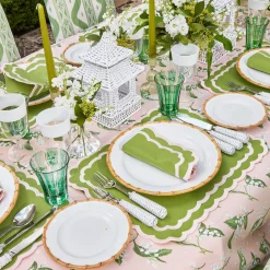 Mini White Rattan Pagoda Lanterns (Pair)|Mrs. Alice Clearance