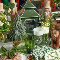 Moss Green Tulip Glasses (Set Of 4)|Mrs. Alice Online