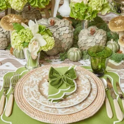 Moss Green Tulip Glasses (Set Of 4)|Mrs. Alice Online