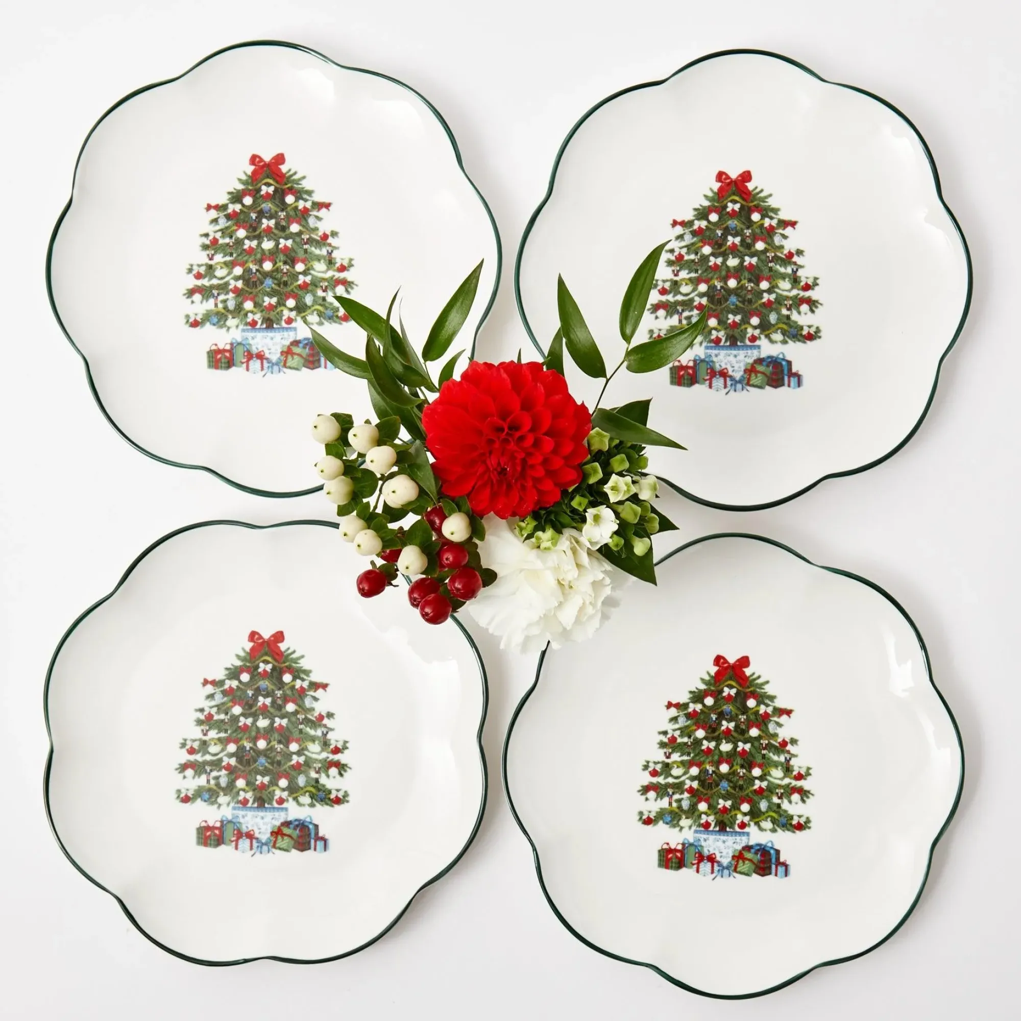 Christmas Tree Dinner Plate (Set Of 4)|Mrs. Alice Sale