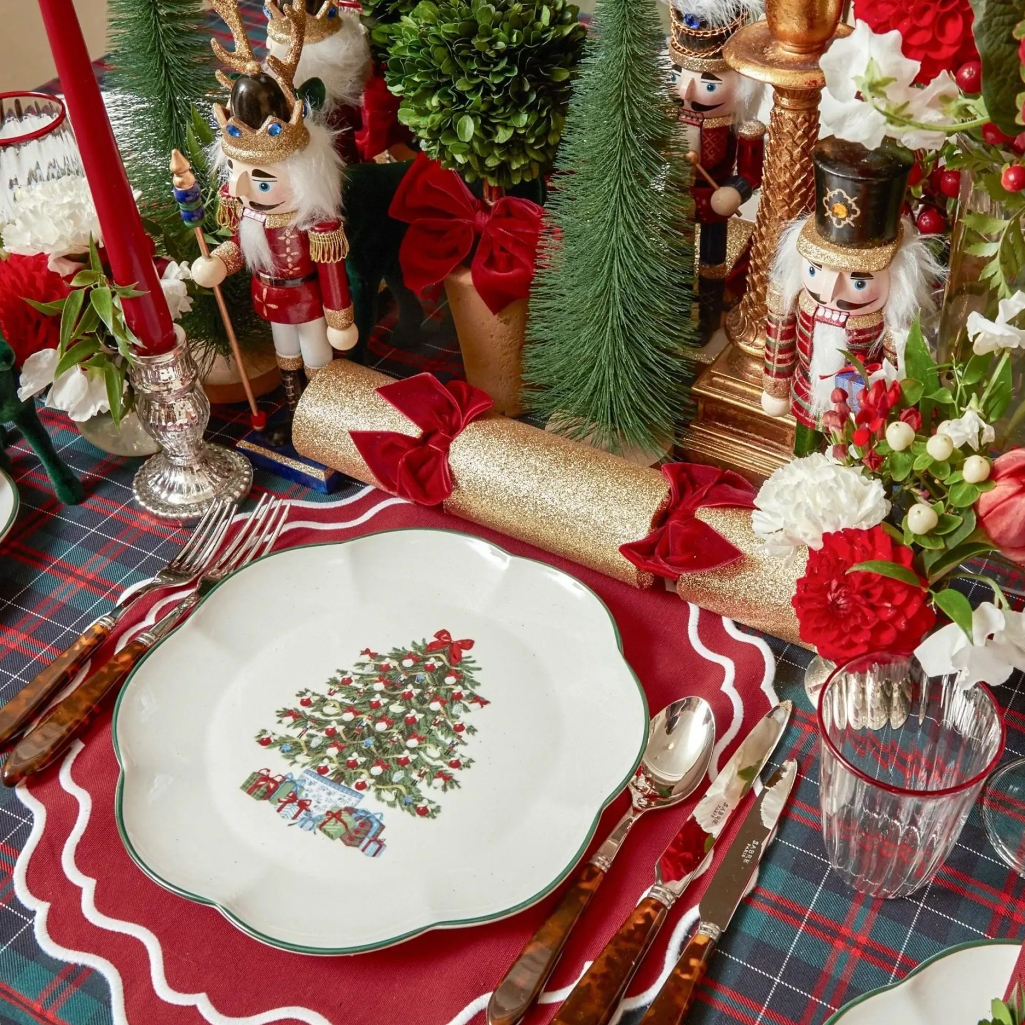 Christmas Tree Dinner Plate (Set Of 4)|Mrs. Alice Sale