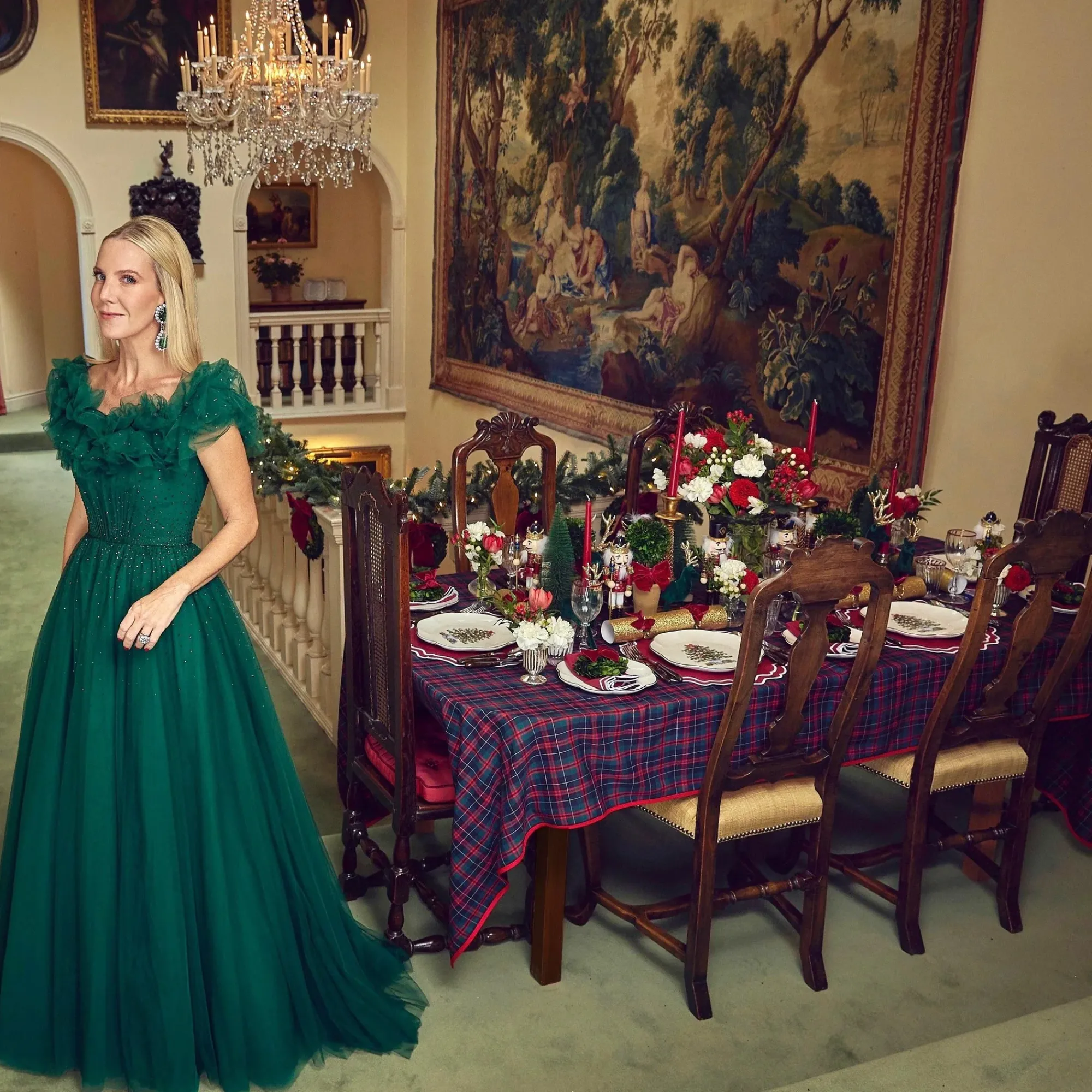 Christmas Tree Dinner Plate (Set Of 4)|Mrs. Alice Sale