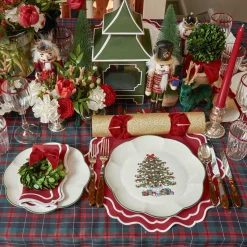 Christmas Tree Dinner Plate (Set Of 4)|Mrs. Alice Outlet