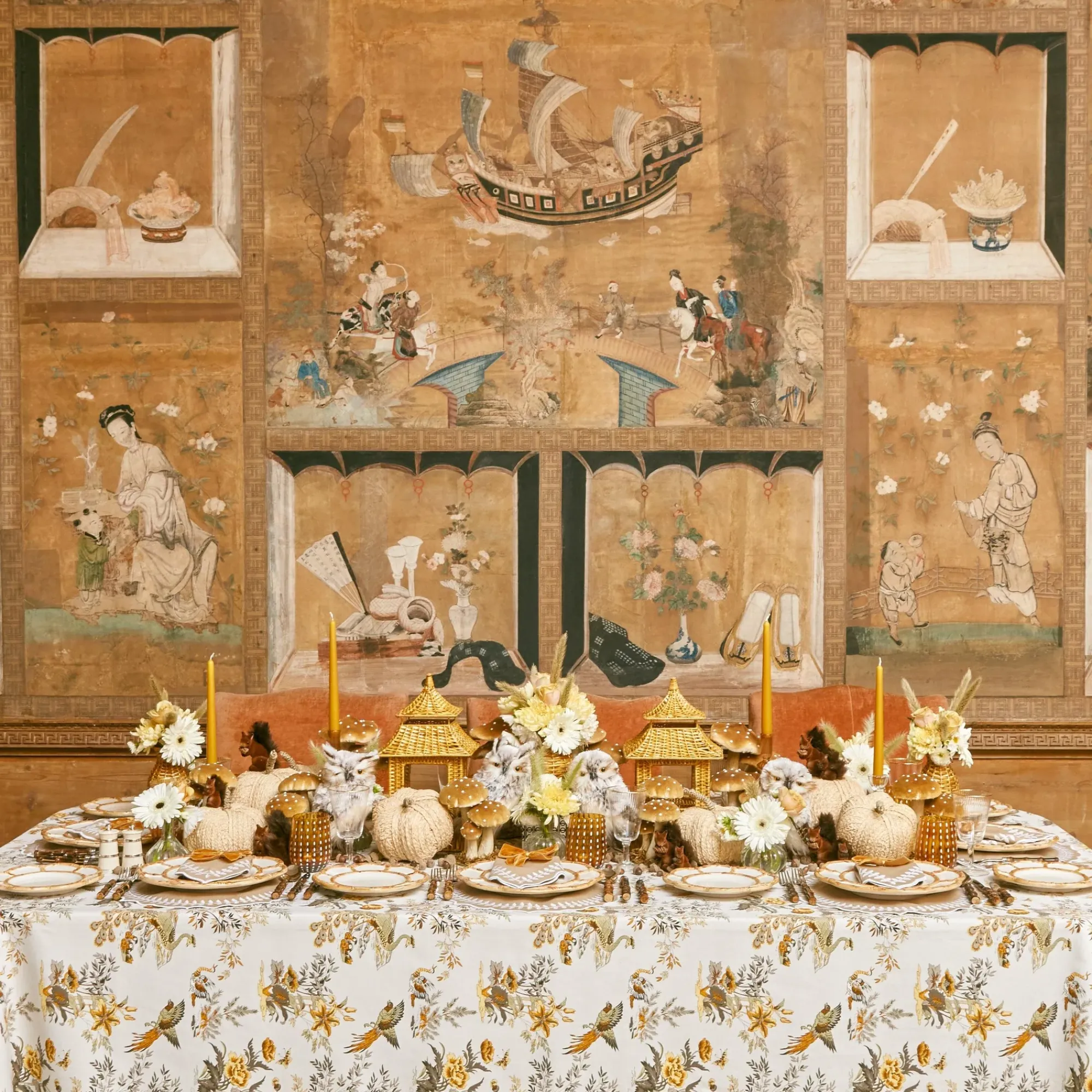 Mustard Candles (Set Of 8)|Mrs. Alice Best