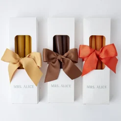 Mustard Candles (Set Of 8)|Mrs. Alice Best