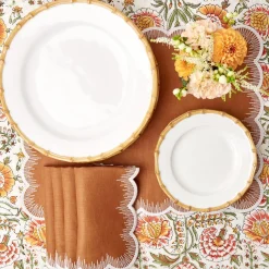 Nancy Bamboo Dinner Plate (Set Of 4)|Mrs. Alice Online