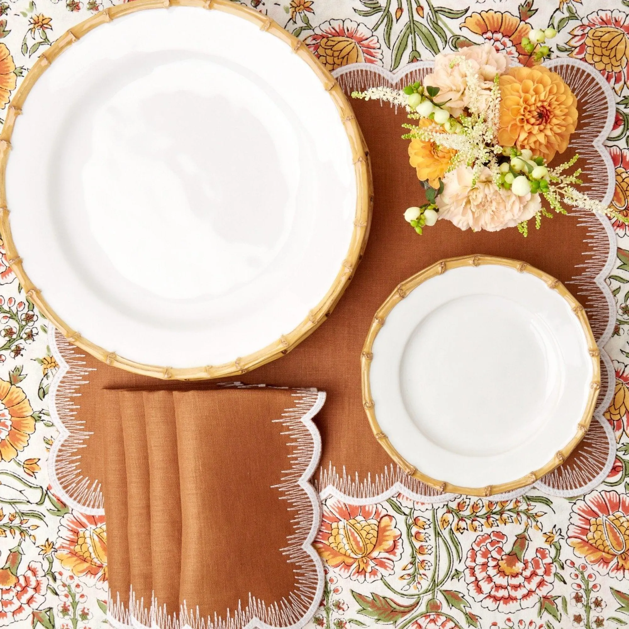 Nancy Bamboo Dinner Plate (Set Of 4)|Mrs. Alice Online